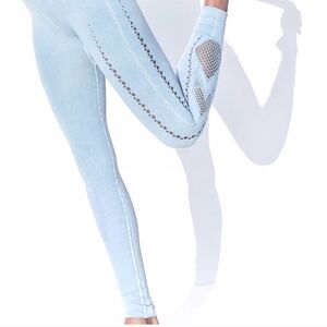 FP Movement Womens High Rise Full Length Running Through My Mind  Leggings Sz. L